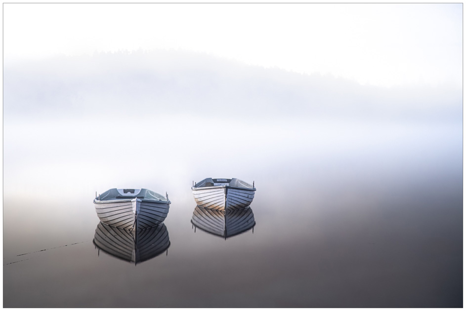 Misty morning on Loch Rusky